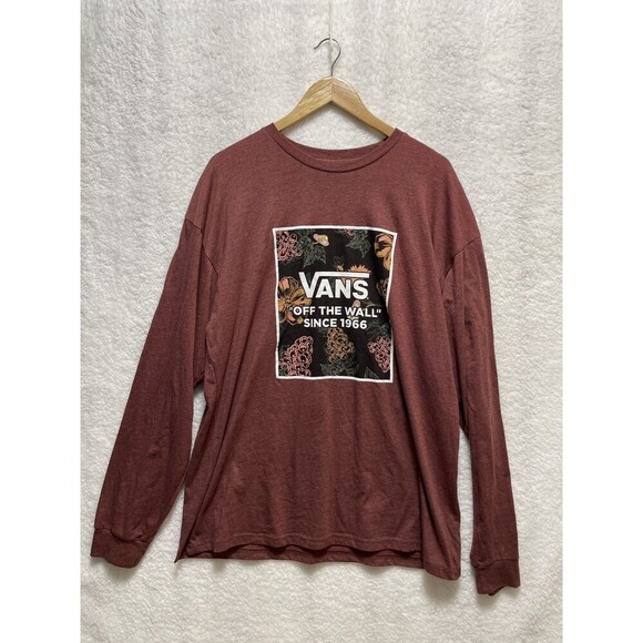 VANS Other - Vans Off The Wall Floral Graphic Long Sleeve Tee XLARGE Crew Neck Men's
